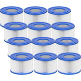 Vickmons front view of 12-pack showingType VI filters and clear labeling, ensures quick swaps