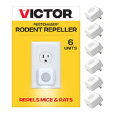 Victor PestChaser front view showing compact design and plug-in form for discreet rodent control