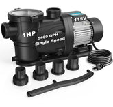 Vidapool front view of pump showing compact design and reliable circulation benefits