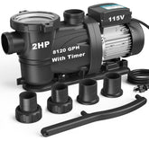 Vidapool front view showing pump housing and controls for reliable circulation