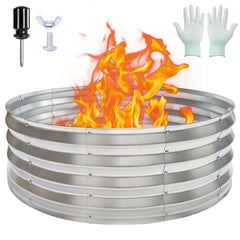 vidica front view fire ring showing full circular structure and stability benefit