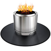Viesembo 38-inch mat front view showing round protector and branding, protects deck surfaces