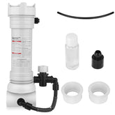 Vikua front view of 320 chlorinator showing robust housing and compatibility