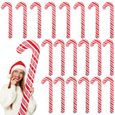 Vinsot front view of 20-pack candy canes showing quantity and festive look