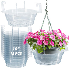 VIOBEPASS front view of 12-pack clear drip pans showing value bundle and benefit