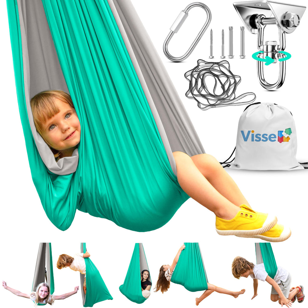 VISSE front packaging showing swing and benefits for calming