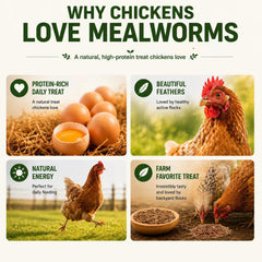 VITAMORSEL being hand-fed to a chicken, builds trust and supports training