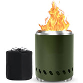Vivagarden tabletop fire pit front view showing compact design and stability benefit