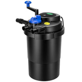 VIVOGROW front view of pressure filter showing compact housing for efficient filtration