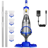 VIVOHOME front view of handheld vacuum showing compact body and handle benefit: easy one-handed control
