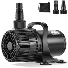 VIVOHOME pump front view showing compact housing and inlet for reliable flow