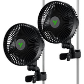 VIVOSUN AeroWave A6 front view showing compact fan and blades for focused airflow