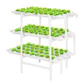 VIVOSUN assembled system front view showing compact multi-tier planting benefit