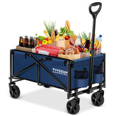 VIVOSUN front view folded wagon showing compact storage benefit