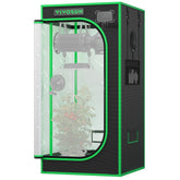 VIVOSUN front view showing full tent and secure construction benefit visibility