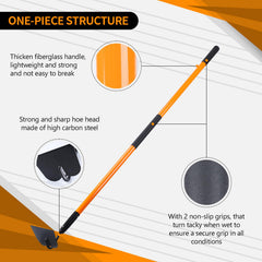 VNIMTI full-length fiberglass handle showing lightweight reduced fatigue