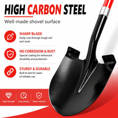 VNIMTI round blade closeup highlighting strong steel edge for cutting soil