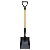 VNIMTI square shovel front view showing full length and design for versatile use