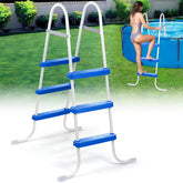 vokoroad ladder front view showing stable steel frame and safe entry