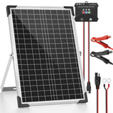 Voltset front panel showing durable frame and high-efficiency cells for reliable charging