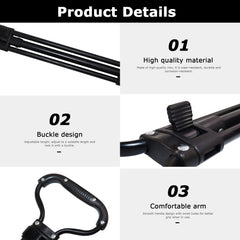VOONKE handle grip detail showing comfortable hold and ergonomic benefit