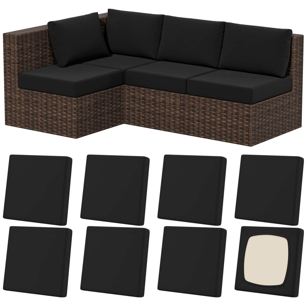 vorshape front packaging and assembled cushions showing neat set for quick refresh