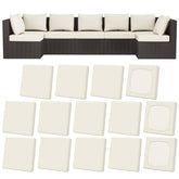 Vorshape front packaging showing 14-piece cushion cover set and quick overview benefit