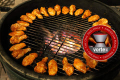 VORTEX installed in a Weber kettle showing improved indirect cooking performance