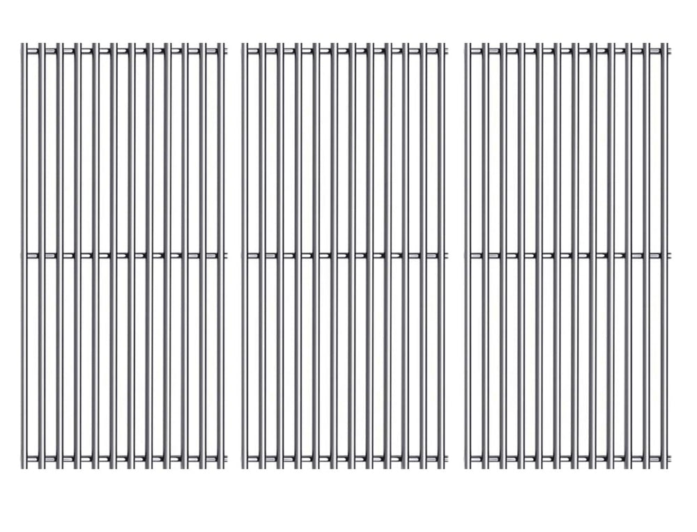 Votenli front view of three-piece stainless grates showing fit and finish, durable choice