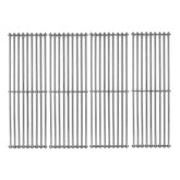 Votenli front view of all four stainless grates showing fit and finish for easy replacement