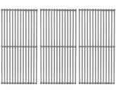 Votenli front view of three stainless steel grates showing fit and coverage benefit