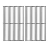 Votenli front view of two replacement stainless steel grates, durable and precise fit