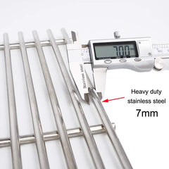Votenli grid installed in Charbroil grill demonstrating secure fit and cooking stability