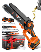 VOTREK front view assembled showing compact cordless saw for easy storage