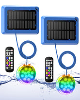 Vovamo front view of two lights showing waterproof design and balance