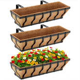 VOXOR front view of 24-inch planter pack showing sturdy design and mounting