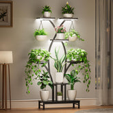 VOZZYOTO front view corner plant stand showcasing space-saving benefit