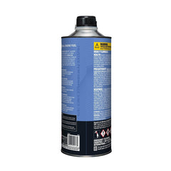 VP Racing Multi-Mix quart beside a tape measure showing compact storage benefit