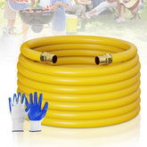 Vruelia 3/4" CSST front view showing full 70 ft coil and yellow jacket for quick install