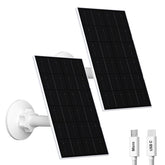 VUEBEE front view of solar panel showing compact weatherproof design and reliable charging