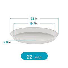 VUWEZ saucer side profile with measurements and sturdy height