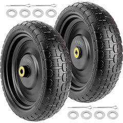 Vypart front profile wheel showing tire shape and durable construction for reliability