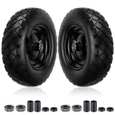 Vypart front view of assembled 16-inch wheel shows quick install and durability