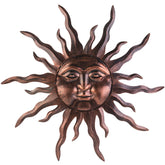 VZVXCC bronze sun front view showing dramatic focal point and curb appeal