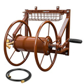 WERMAH front view wall-mounted reel showing compact storage and space saving