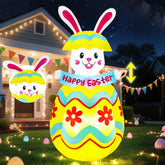 Wabolay front view of bunny popping from egg showing festive appeal