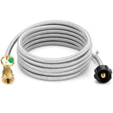 WADEO front view showing braided hose and fittings for reliable outdoor use