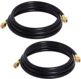 Wadoy front view of 2-pack hoses showing length and packaging, reliable extension