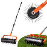 Walensee front view of aerator showing sturdy frame and drum benefit: durable construction