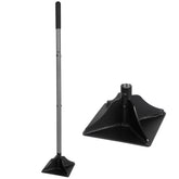 Walensee front view of steel tamper showing solid head and handle, durable performance